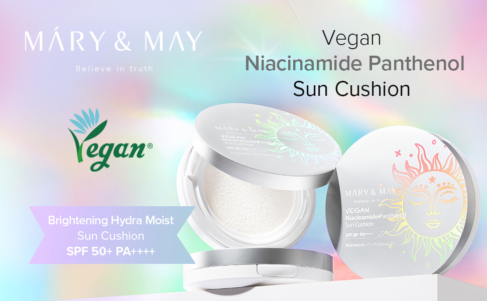 Vegan Niacinamide Panthenol Sun Cushion SPF50+ PA++++
